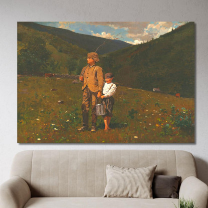 Crossing The Pasture Winslow Homer canvas print
