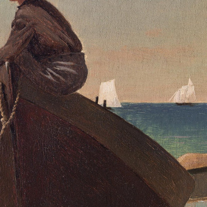 Papa Arrive Winslow Homer tableau impression sur toile