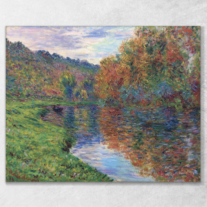 Il Piccolo Braccio Di Jeufosse Autunno 1884 Claude Monet mnt96 quadro stampato su tela