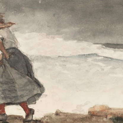 Peligro Winslow Homer cuadro en lienzo