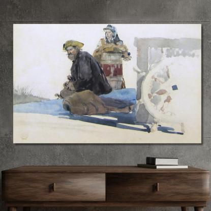 Passagers Du Pont Winslow Homer tableau impression sur toile