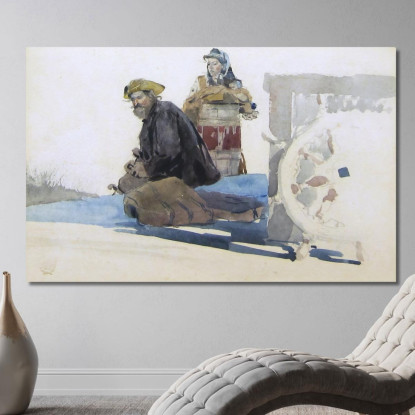 Passagers Du Pont Winslow Homer tableau impression sur toile