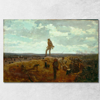 Defiance Inviting A Shot Before Petersburg Winslow Homer canvas print