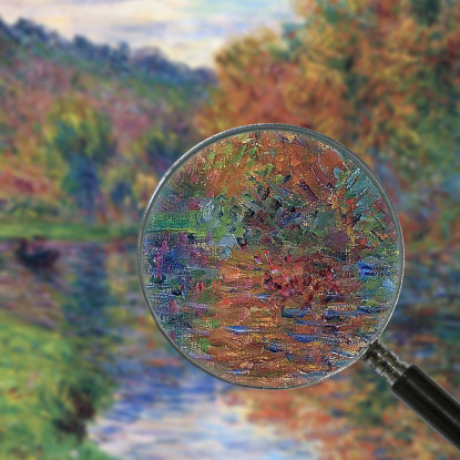 Il Piccolo Braccio Di Jeufosse Autunno 1884 Claude Monet mnt96 quadro stampato su tela