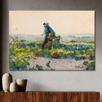 For To Be A Farmer'S Boy Winslow Homer canvas print