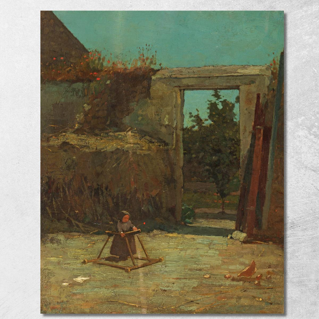 Aia Francese Winslow Homer quadro stampato su tela