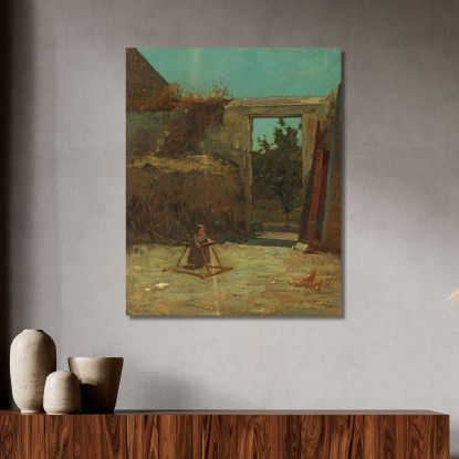 Aia Francese Winslow Homer quadro stampato su tela