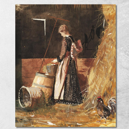 Uova Fresche Winslow Homer quadro stampato su tela