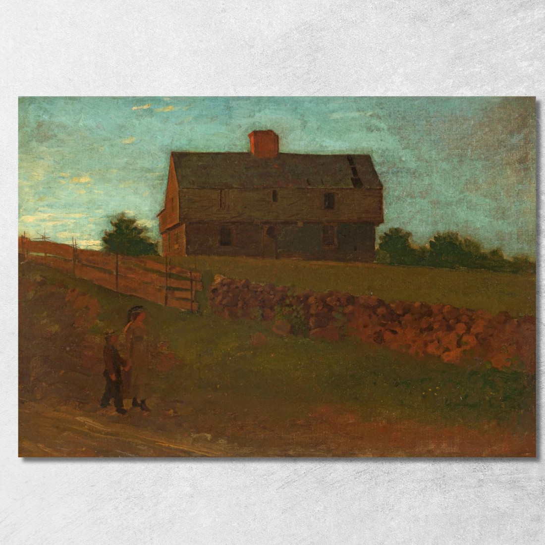 Garrison House York Maine Winslow Homer canvas print
