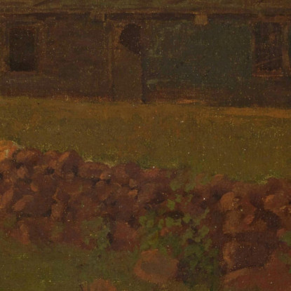 Maison De Garnison York Maine Winslow Homer tableau impression sur toile