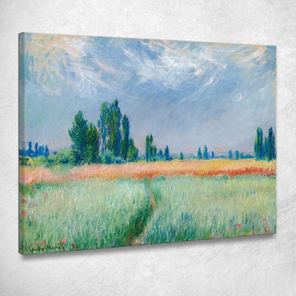 Il Campo Di Grano 1881 Claude Monet mnt100 quadro stampato su tela