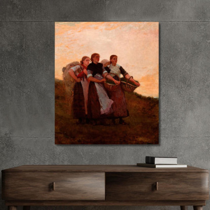 Horch! Die Lerche Winslow Homer drucken auf leinwand