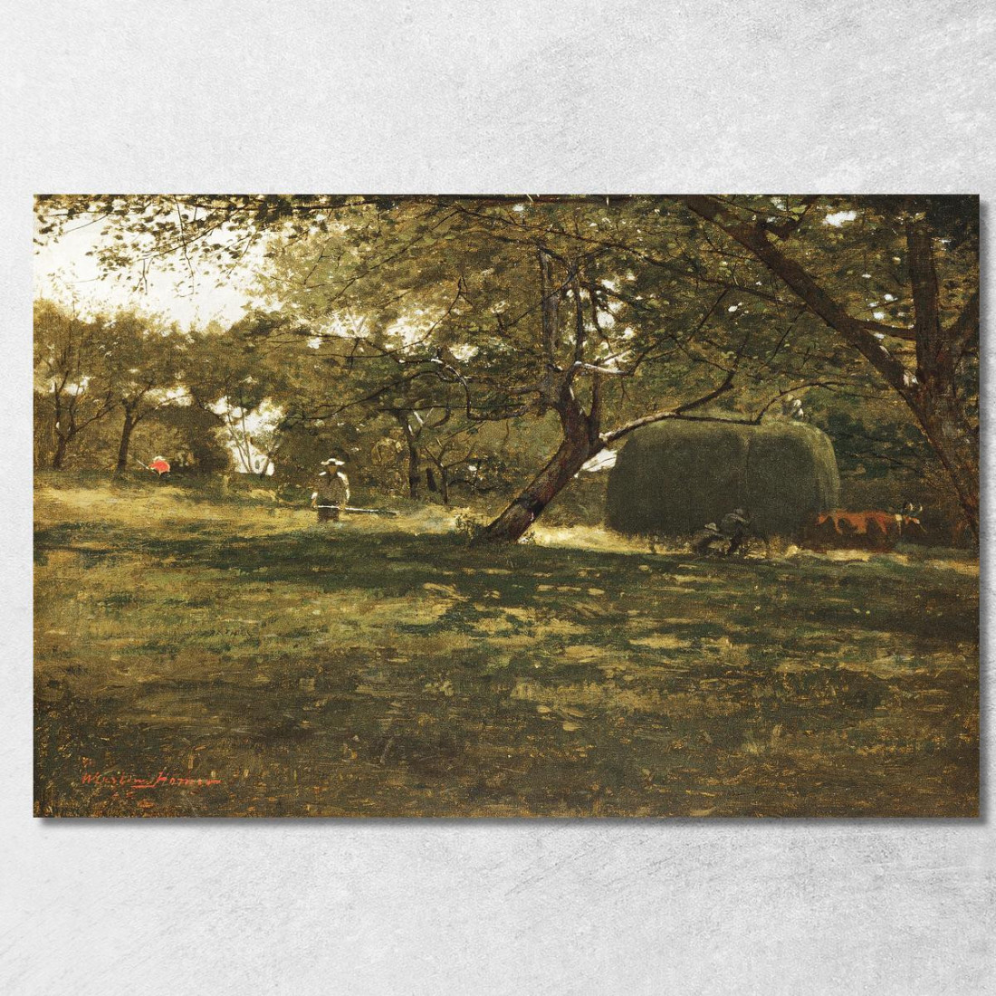 Escena De Cosecha Winslow Homer cuadro en lienzo