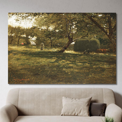 Ernteszene Winslow Homer drucken auf leinwand