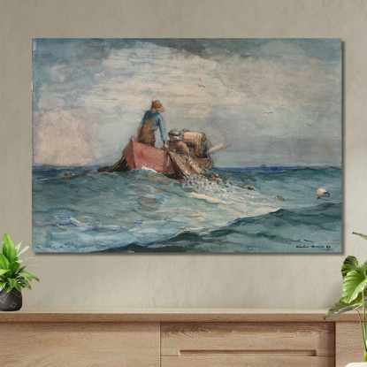 Einholen Der Netze Winslow Homer drucken auf leinwand