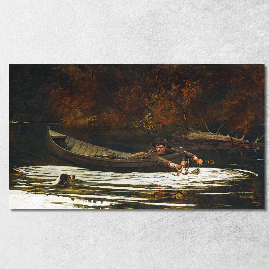 Hound And Hunter Winslow Homer canvas print