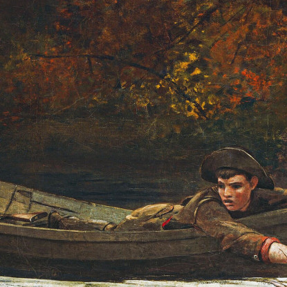 Perro Y Cazador Winslow Homer cuadro en lienzo