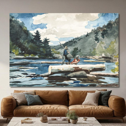Tala Del Río Hudson Winslow Homer cuadro en lienzo