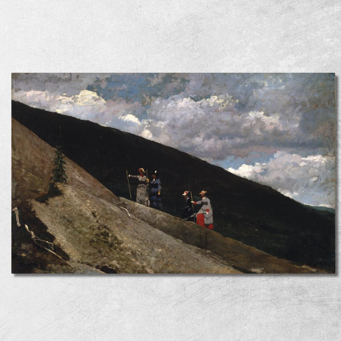 In The Mountains Winslow Homer canvas print