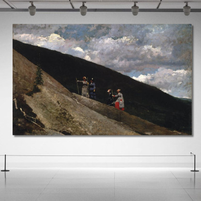 In The Mountains Winslow Homer canvas print