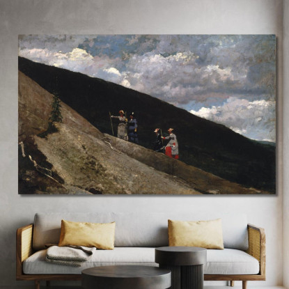 In The Mountains Winslow Homer canvas print