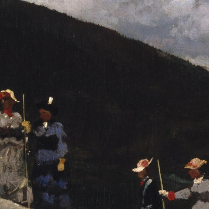 In The Mountains Winslow Homer canvas print