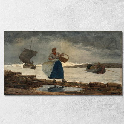 Inside The Bar Winslow Homer canvas print