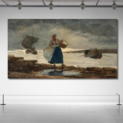 À L'Intérieur Du Bar Winslow Homer tableau impression sur toile