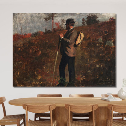 Man With A Knapsack Winslow Homer canvas print