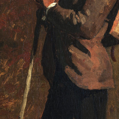 Man With A Knapsack Winslow Homer canvas print