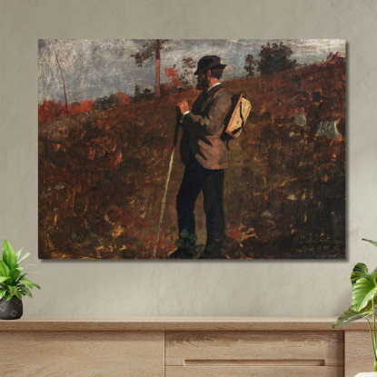 Hombre Con Mochila Winslow Homer cuadro en lienzo