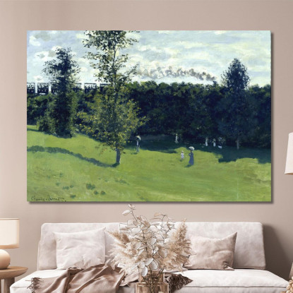Treno In Campagna 1870 Claude Monet mnt103 quadro stampato su tela
