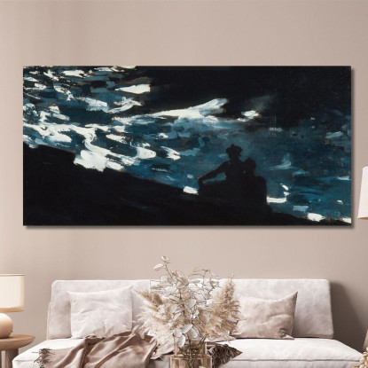 Mondlicht Auf Dem Wasser Winslow Homer drucken auf leinwand