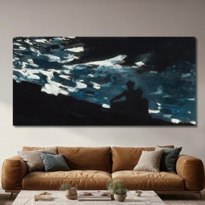 Mondlicht Auf Dem Wasser Winslow Homer drucken auf leinwand