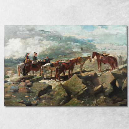 Mont Washington Winslow Homer tableau impression sur toile