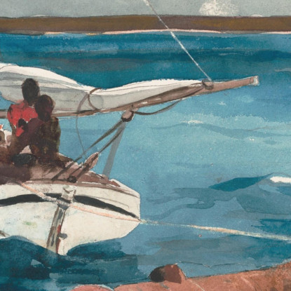 Nassau Winslow Homer quadro stampato su tela