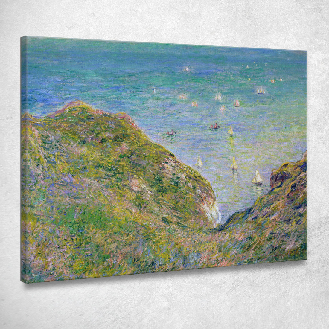 Vista Dalla Scogliera A Pourville Bright Weather 1882 Claude Monet mnt105 quadro stampato su tela