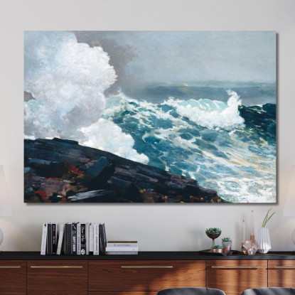 Nord-Est 2 Winslow Homer tableau impression sur toile