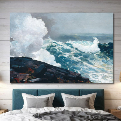 Nord-Est 2 Winslow Homer tableau impression sur toile