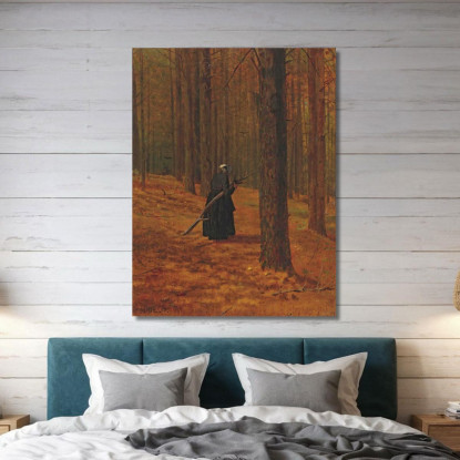Old Woman Gathering Faggots Winslow Homer canvas print