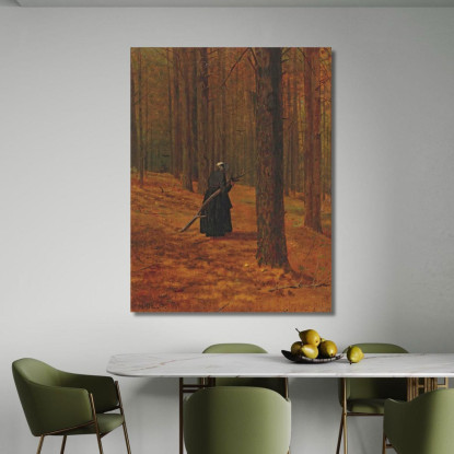 Old Woman Gathering Faggots Winslow Homer canvas print