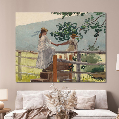 En El Estilo Winslow Homer cuadro en lienzo