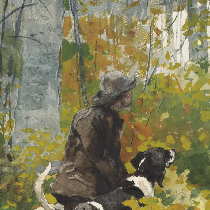 Auf Dem Pfad Winslow Homer drucken auf leinwand