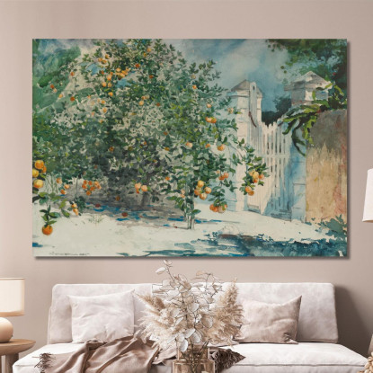 Orangers Et Porte Winslow Homer tableau impression sur toile