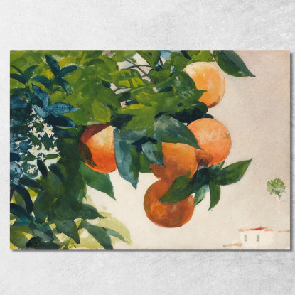 Naranjas En Una Rama Winslow Homer cuadro en lienzo