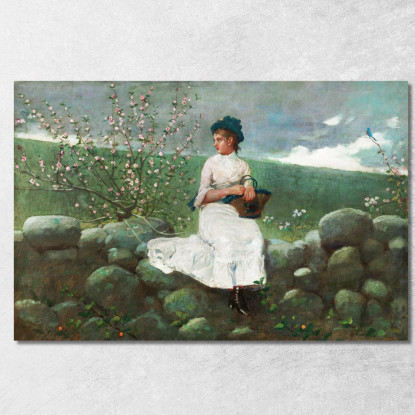 Fleurs De Pêche Winslow Homer tableau impression sur toile