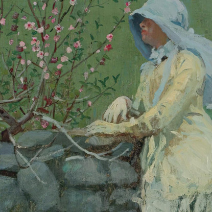 Flores De Durazno Winslow Homer cuadro en lienzo