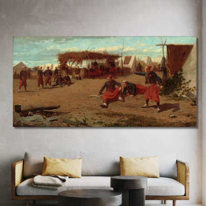 Lancement De Quoits Winslow Homer tableau impression sur toile