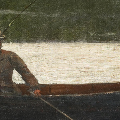 Jouer Un Poisson Winslow Homer tableau impression sur toile