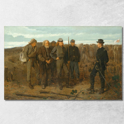 Gefangene Von Der Front Winslow Homer drucken auf leinwand